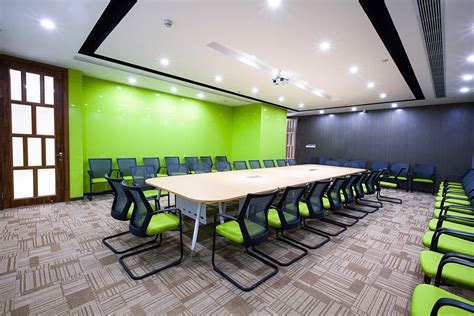 100平方办公室软装设计方案详解_岚禾办公空间设计