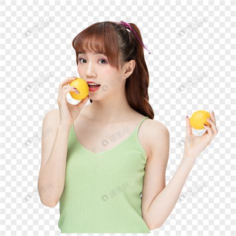 柠檬甜美女生头像