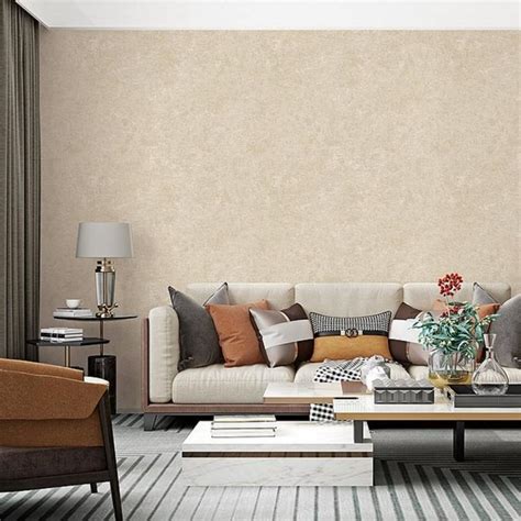 硅藻泥无缝蚕丝墙布全屋卧室客厅2022新款轻奢风现代简约素色壁布-淘宝网