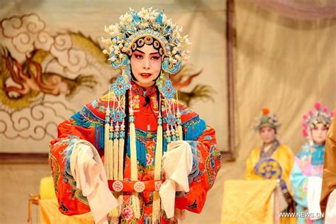 Peking Opera performed by amateur troupe in China