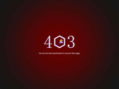 403报错源码，红色html错误页面模板-17素材网
