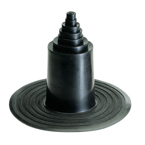 EPDM rubber and TPE base fittings for pipes TPE conical base fitting ...