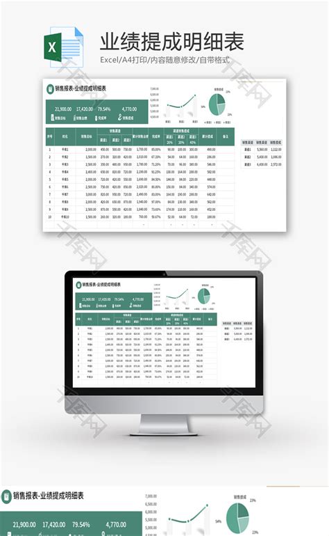 蓝色简约金融行业贷款业绩完成比例表模版Excel模板下载_熊猫办公