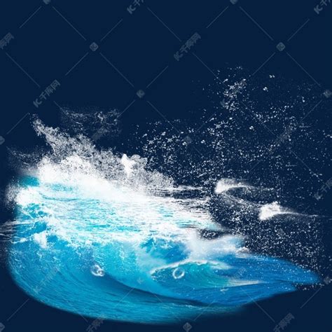 蓝色波浪海洋海浪蓝色大海背景图片免费下载 - 觅知网