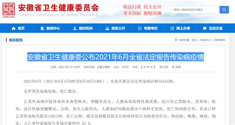 安徽省公布6月法定报告传染病疫情 建议减少不必要聚集活动凤凰网安徽_凤凰网