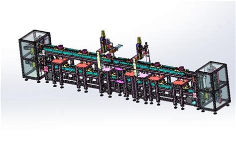 非标流水线组装总线体3D模型下载_三维模型_SolidWorks模型 - 制造云 | 产品模型