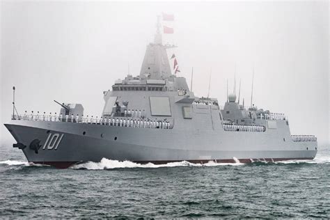 中国海军首艘055型大型驱逐舰 舷号101 重启四大金刚编号