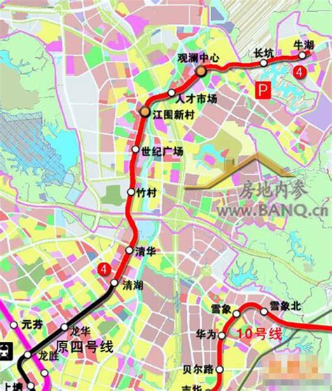 深圳地铁4号线北延段最新站点 2020年可达观澜 - 深圳本地宝