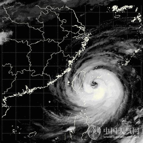 葵花8号卫星监测到的强台风“鲇鱼”动态图-资讯-中国天气网