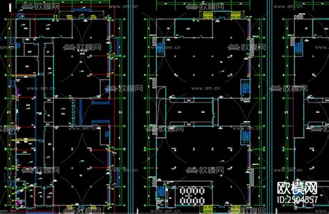 泗洪县洪翔中学食堂给排水CAD施工图-免费3dmax模型库-欧模网