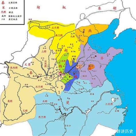 战国时期的地图图片