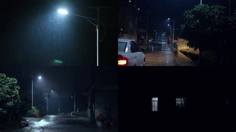 下雨暴雨雨滴冲向镜头镜头雨影视后期高清视频素材-CGGO
