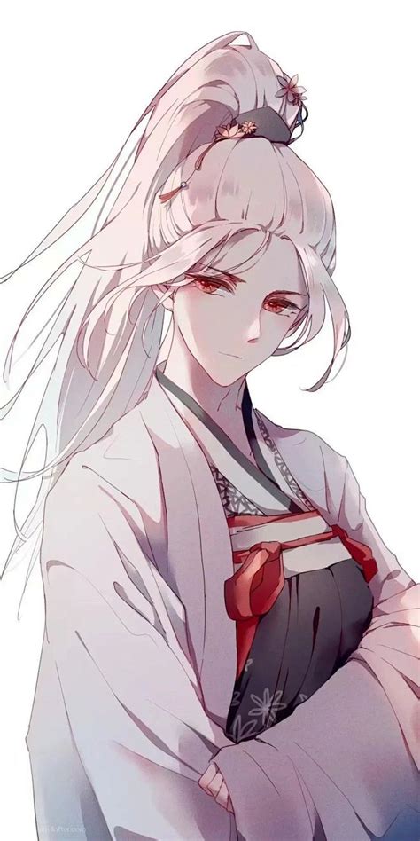 高马尾女生头像古风动漫