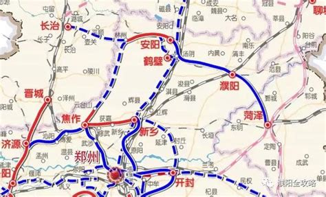 郑济高铁线路确定，来看看濮阳站设在哪？