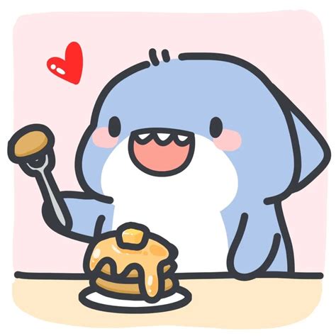 鲨鱼可爱表情包图片