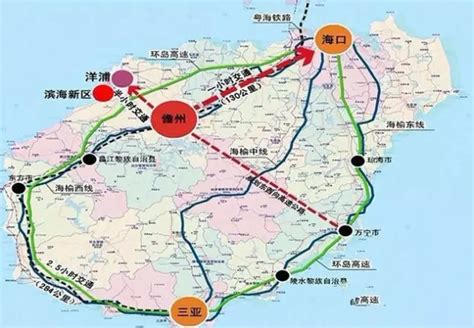 海南交通图图片