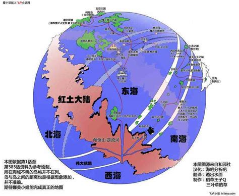 海贼王世界地图图片