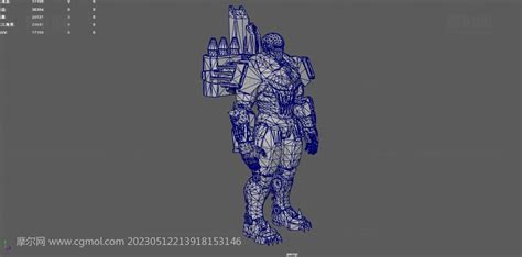 可飞行机甲战士 战争机器 人形机甲机械战士_科幻角色模型下载-摩尔网CGMOL