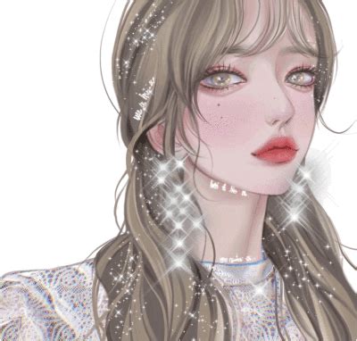 Gif女头闪图图片