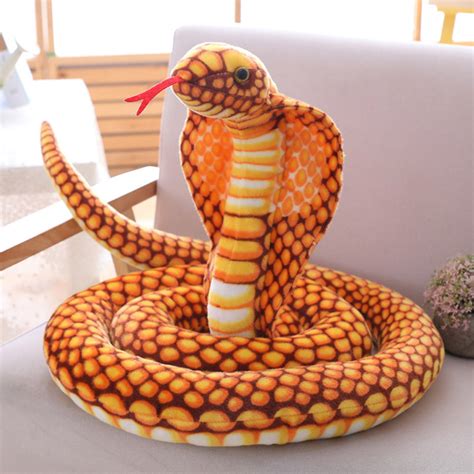 厂家直供毛绒眼镜蛇公仔动物玩偶儿童生日礼物仿真大蟒蛇玩具批发-阿里巴巴