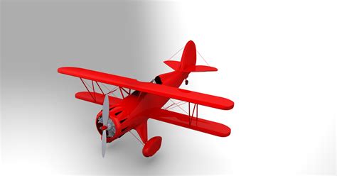 G17S双翼飞机 3D模型 免费下载 - 3DCOOL 3D酷站