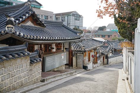 韩国韩屋建筑高清图片下载-正版图片500863036-摄图网
