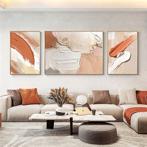 黑白抽象装饰画现代简约客厅沙发背景墙挂画三联北欧极简线条壁画-抽象画-2021美间（软装设计采购助手）