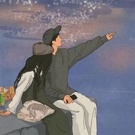 甜美女生风景头像