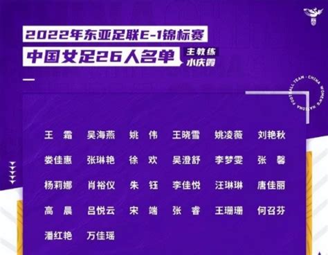 2022东亚杯中国女足大名单-中国女足东亚杯名单出炉2022-最初体育网