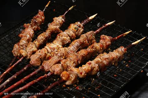 红柳烤羊肉,中国菜系,食品餐饮,摄影素材,汇图网www.huitu.com