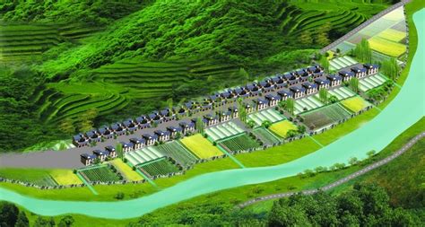 新农村建设规划设计案例鸟瞰效果图_美国室内设计中文网