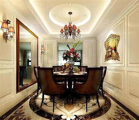 8款美式家装客厅吊顶效果图，高贵大气，经典不过时-中国木业网