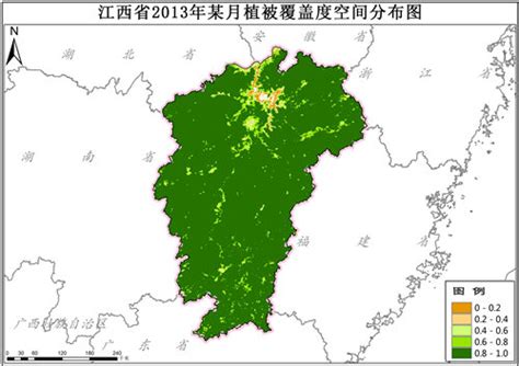 江西省植被覆盖度VFC逐月数据-地理遥感生态网