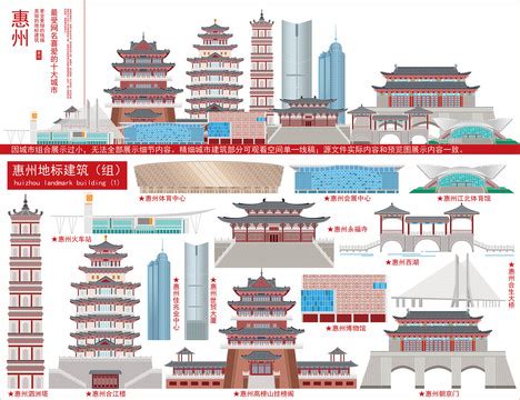惠州地标建筑,背景底纹,设计素材,设计模板,汇图网www.huitu.com