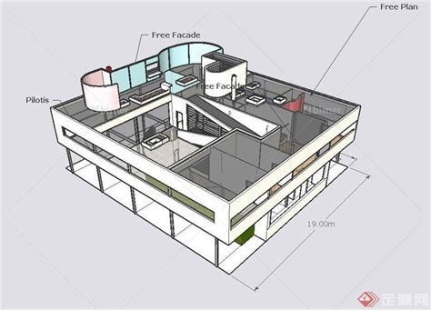 勒·柯布西耶-萨伏伊别墅CAD图纸-资源下载-筑视网-建筑设计师学习平台