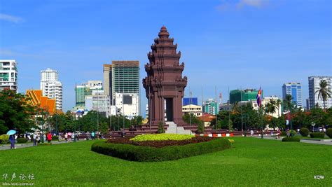 柬埔寨王宫广场和塔仔山_风景_颇可,柬埔寨（旅）