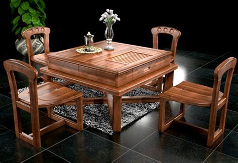新中式茶室家具款式图片，新中式茶桌椅组合,新中式风格茶桌款式20_儒匠家具