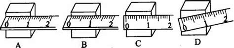 小明用下图刻度尺测出铅笔的长度是______cm，该次测量