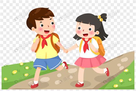 小女孩和小男孩图片