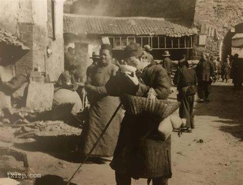 抗战时期的中国人民悲惨生活照-天下老照片网