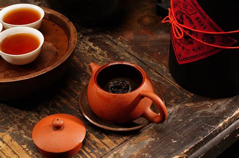 大气国潮中国传统文化茶艺文化茶香PPT模板-PPT牛模板网