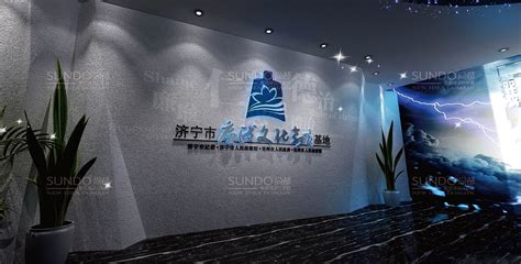 广州名家山水画展厅设计--美术家协会展区_美国室内设计中文网