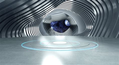 科技空间隧道图片素材-正版创意图片400694477-摄图网