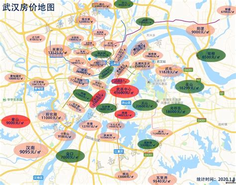 武汉25大热门租住地价格曝光！附各区最新租金地图！_房产资讯_房天下