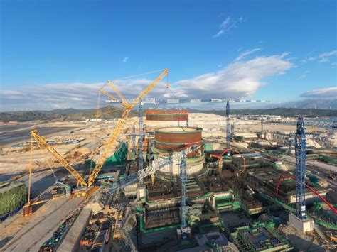 华龙一号漳州核电1号机组核岛反应堆厂房钢衬里模块六顺利吊装就位 - 能源界