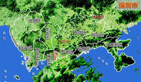 深圳市福田区地图，有高590多米的深圳第一高楼|福田|福田区|第一高楼_新浪新闻