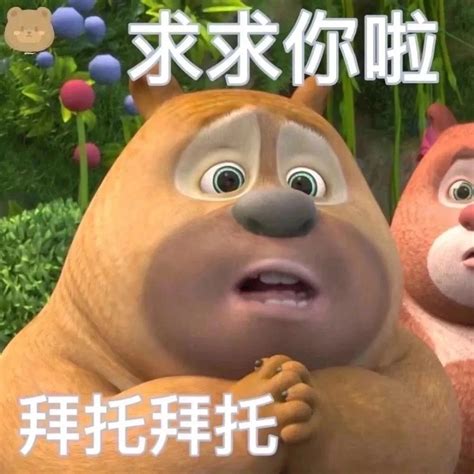 熊二熊大表情包图片