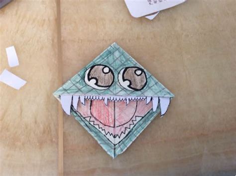 儿童创意折纸手工 萌萌哒的怪兽书签制作方法（又简单又好玩的折纸） - 有点网 - 好手艺