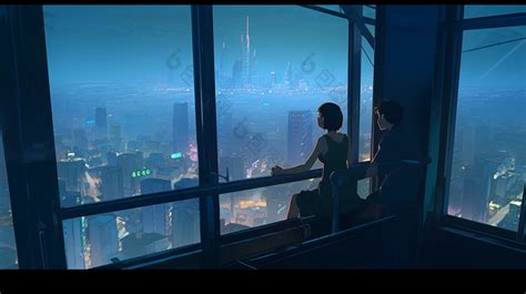 落地窗下的都市夜景背景图片免费下载-素材7myVaekjU-新图网