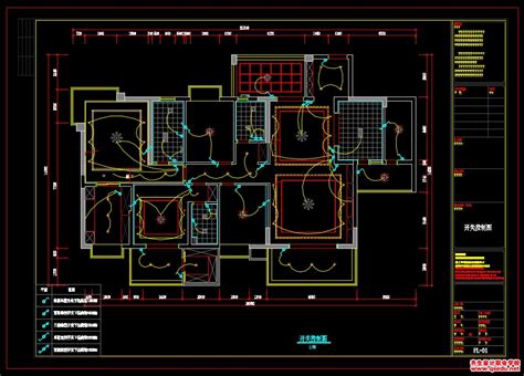 家装CAD图纸[33],地中海风格5室大平层CAD施工图全套-齐生设计职业学校